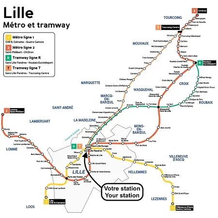 Apartment Train Station Lille