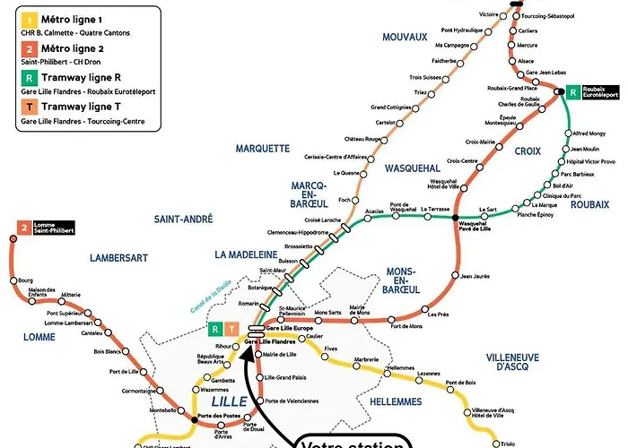 Apartment Train Station Lille